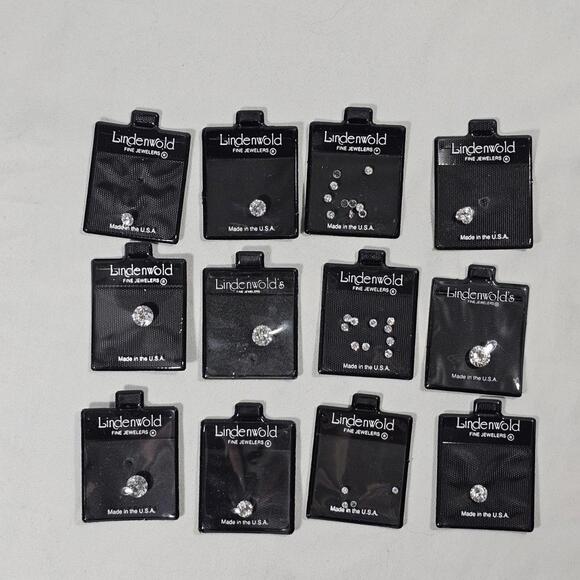 Lot of 12 VINTAGE ESTATE LINDENWOLD'S FINE JEWELERS LOOSE CZ Cubic Zirconia - Picture 1 of 6